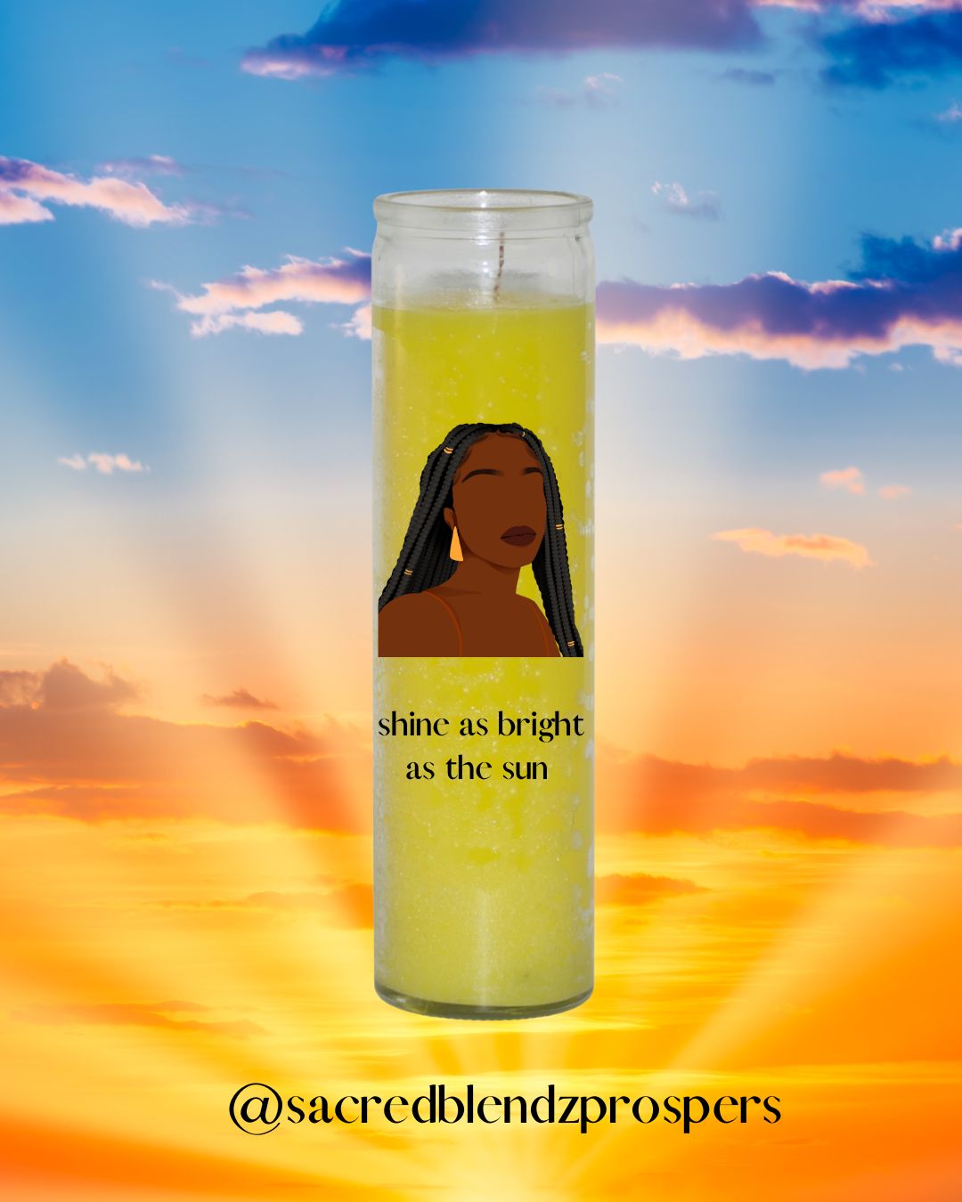 Sacred Blendz Prospers Fixed Candles