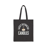 Easily Distracted By Candles Cotton Canvas Tote Bag