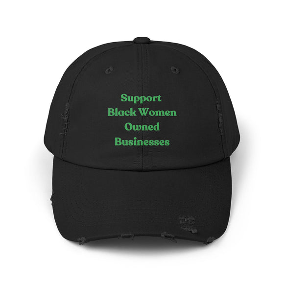 Support Black Women Owned Businesses Distressed Cap