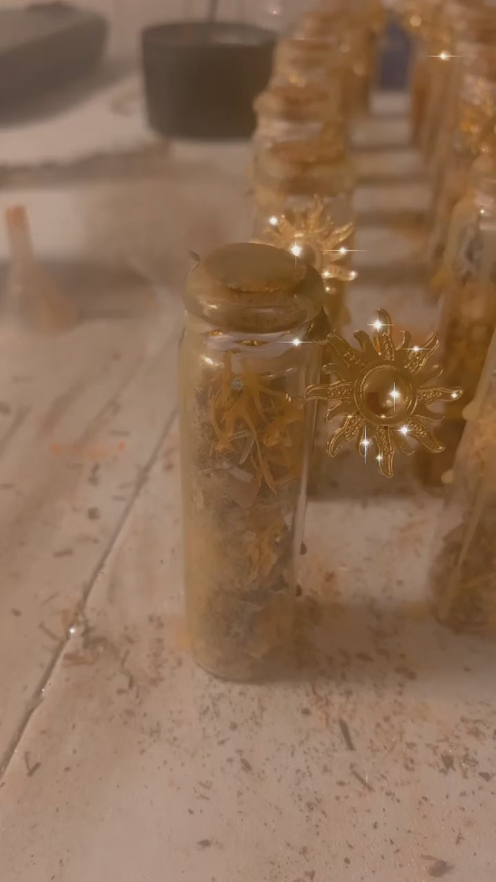 Sacred Blendz Prospers Charm Bottles